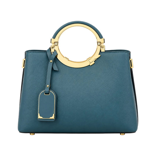 Zevrix Aurelia Teal Classic Premium Fashion Handbag