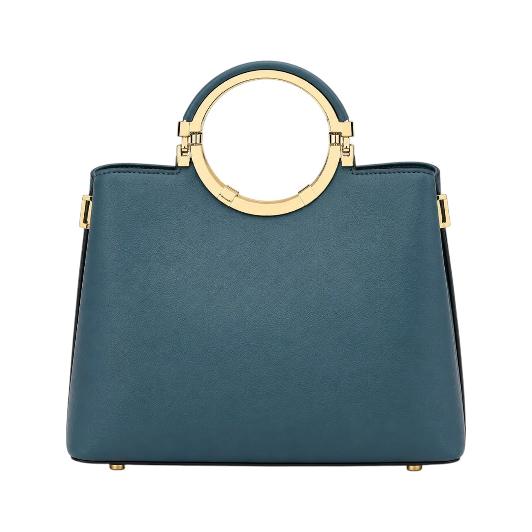 Zevrix Aurelia Teal Classic Premium Fashion Handbag