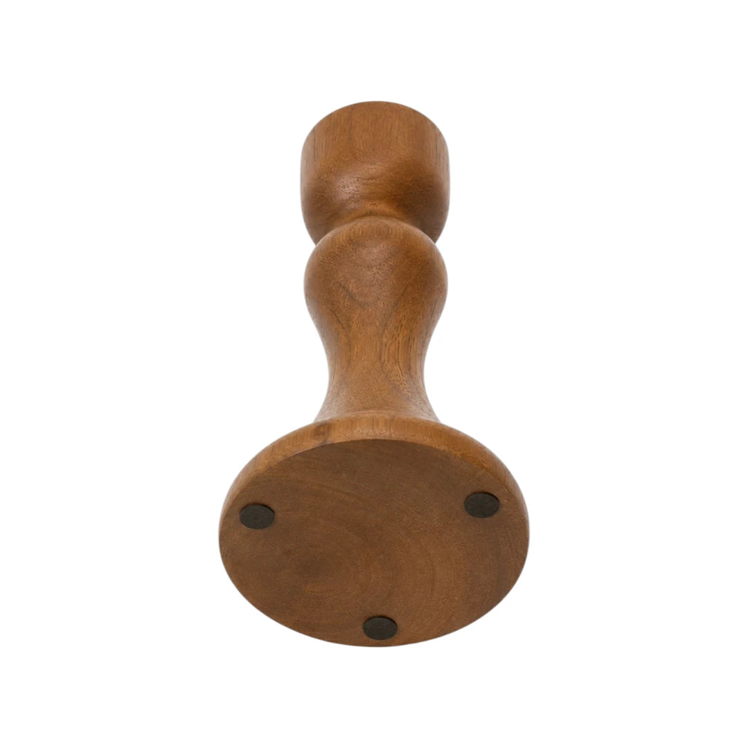 Zevrix Solid Wood Taper Candle Holder – Walnut Brown
